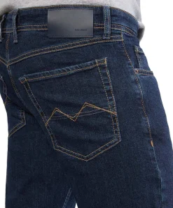 Mac Jeans Arne Recycled Denim in dunklem Stonewash
