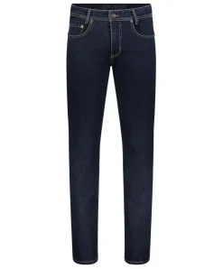 Mac Jeans Arne Recycled Denim in dunklem Stonewash