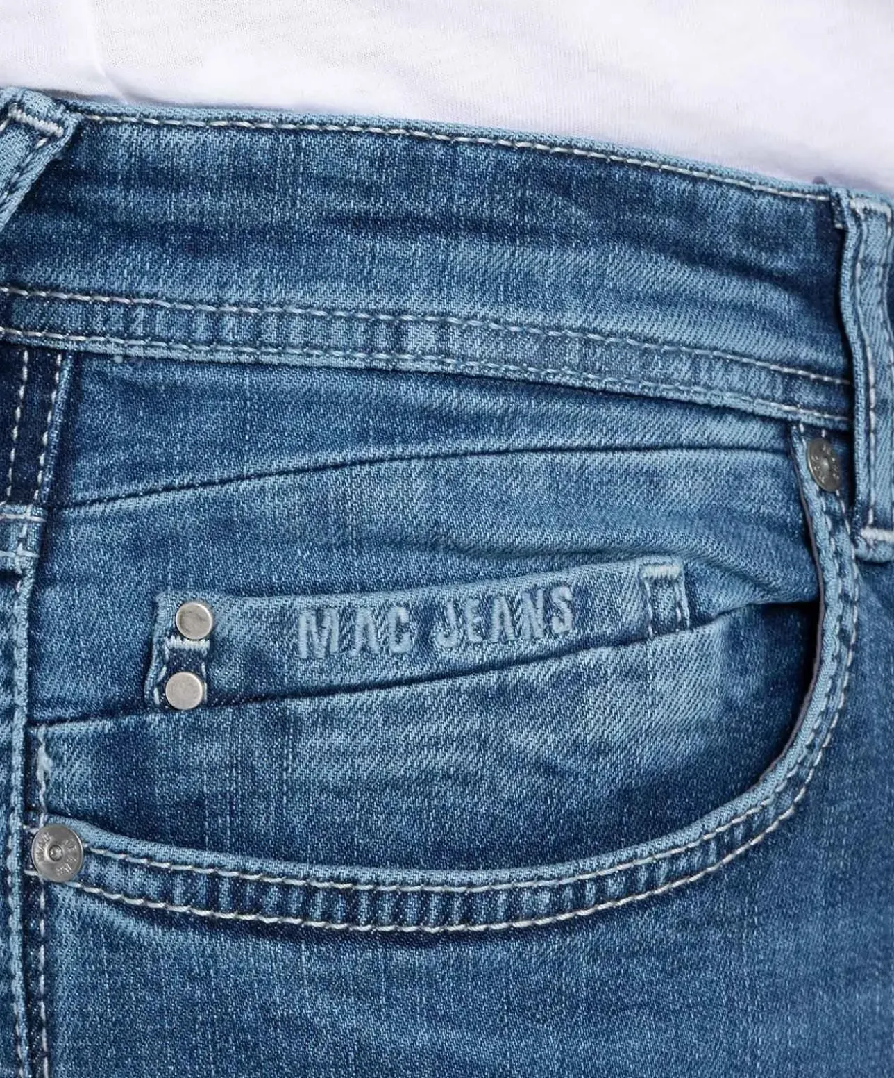 Mac Jeans Ben Regular Fit in blauem Ocean Used
