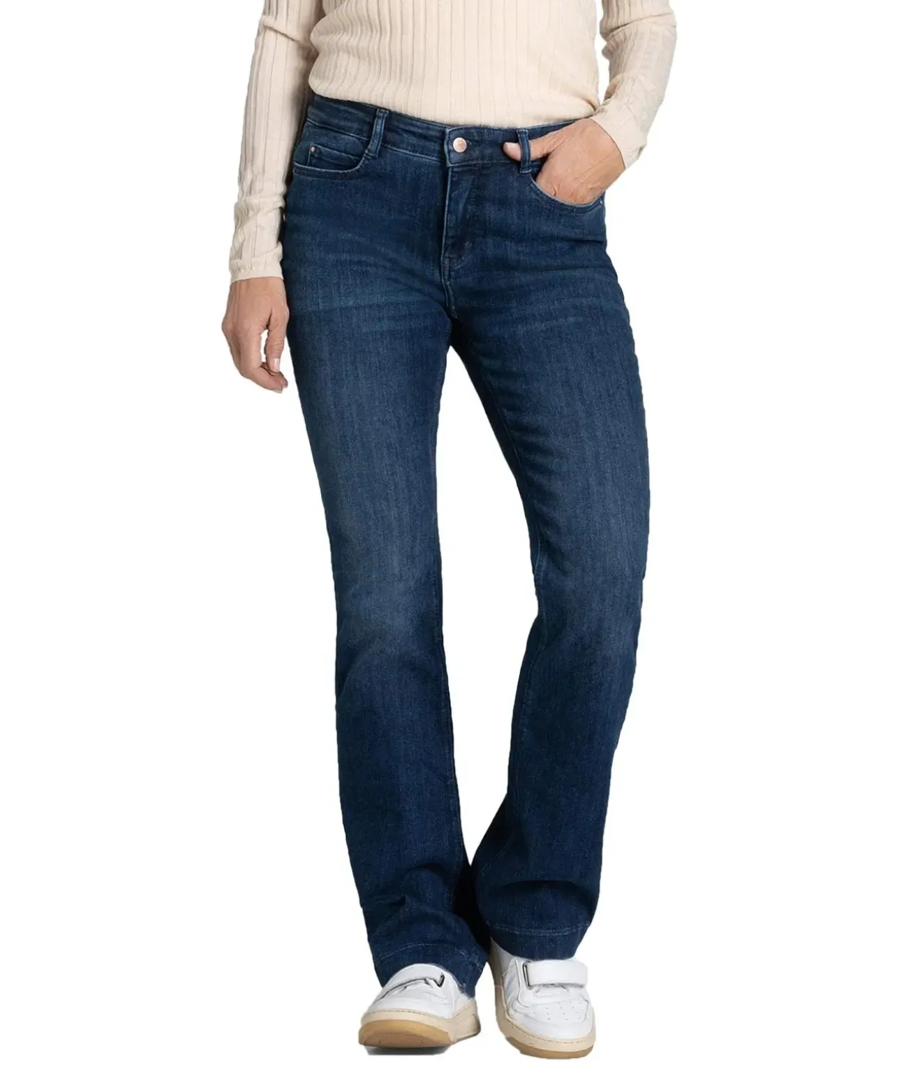 Mac Jeans Bootcut Dream Boot in Cobalt Authentic