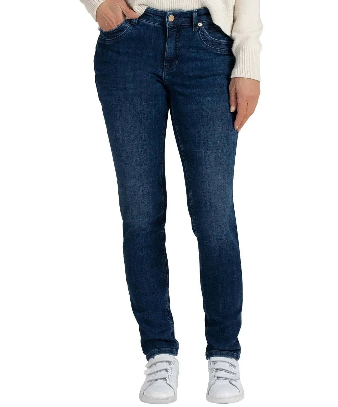 Mac Jeans Feminine Fit Mel in Dark Blue Modern Wash