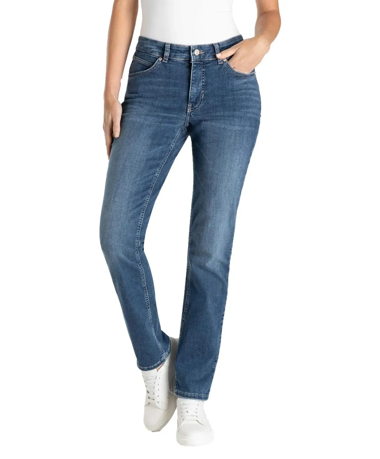 Mac Jeans Feminine Fit Melanie in mittelblauer Waschung
