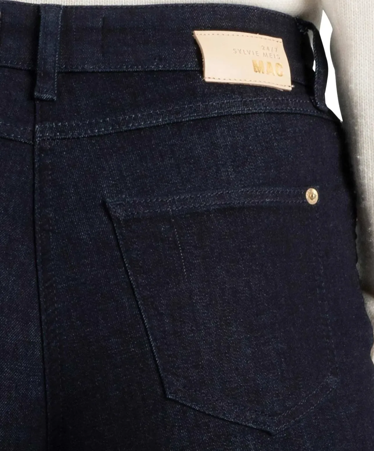 Mac Jeans Feminine Fit Mel in dunklem Rinsed
