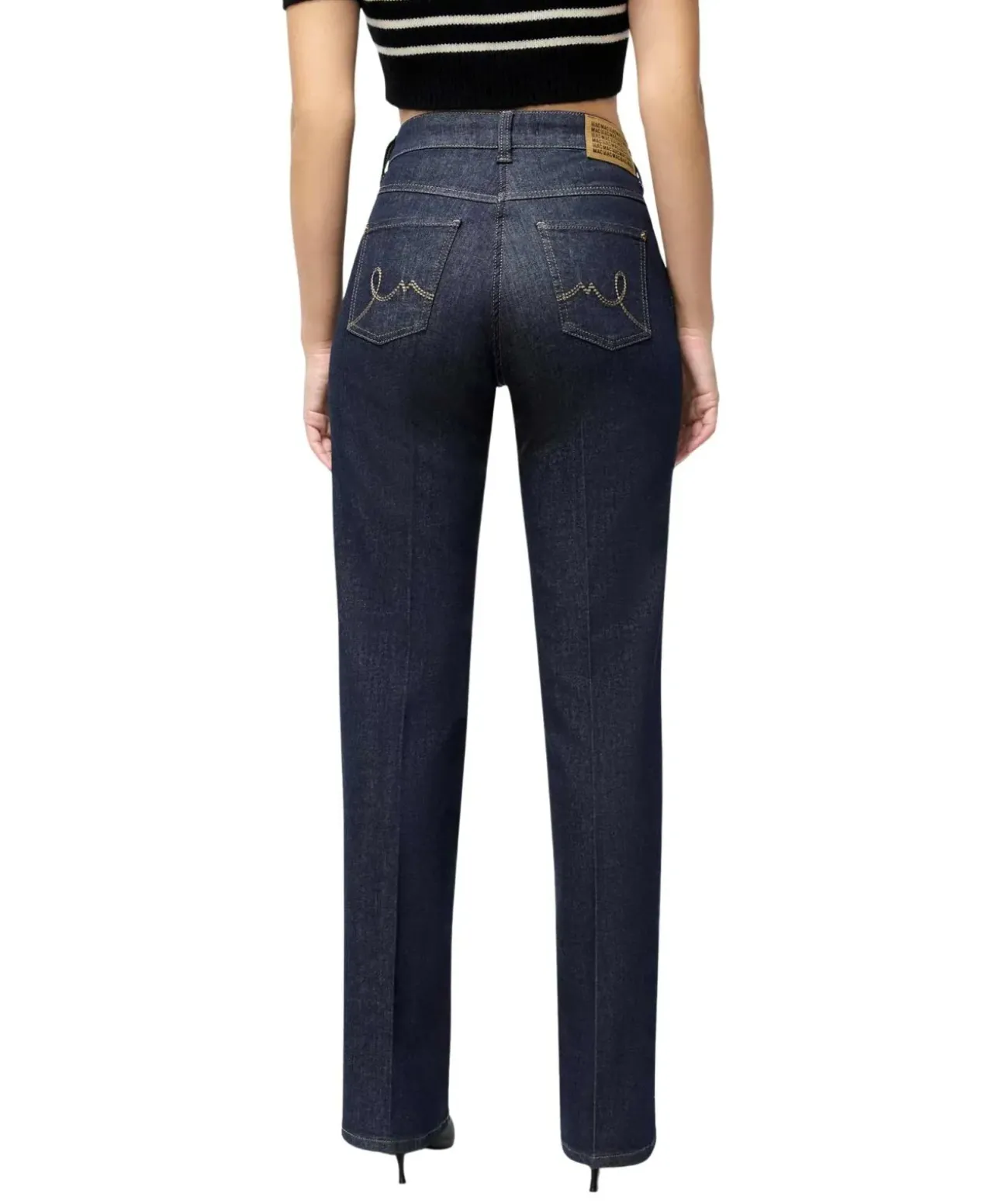MAC Jeans Laura in Rinse-Waschung mit Flared Fit