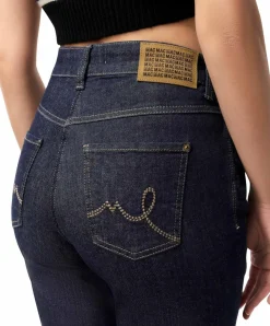 MAC Jeans Laura in Rinse-Waschung mit Flared Fit