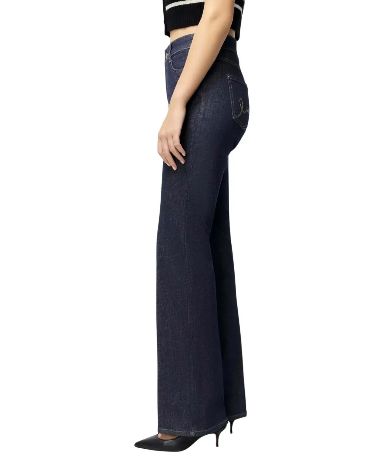MAC Jeans Laura in Rinse-Waschung mit Flared Fit