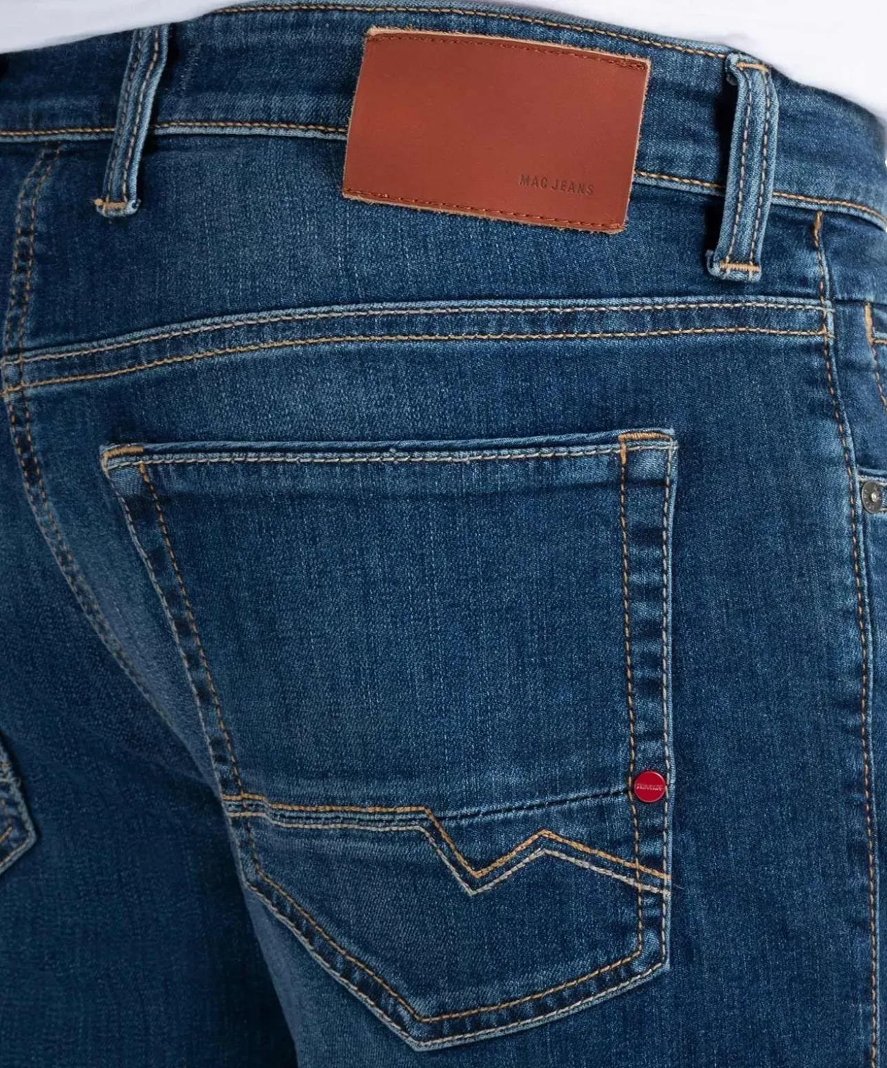 Mac Jeans Modern Fit Arne Pipe in blauer Vintage Optik