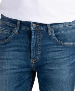 Mac Jeans Modern Fit Arne Pipe in blauer Vintage Optik