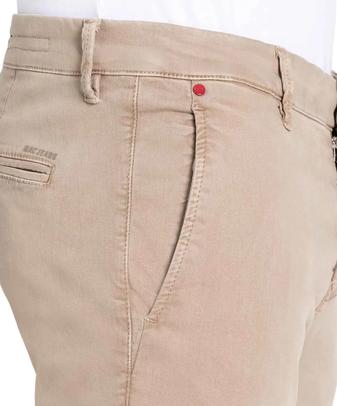 Mac Jeans Modern Fit Drivers Pants in beigem Dune