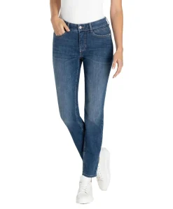 Mac Jeans Slim Fit Angela in trendiger Simple Waschung