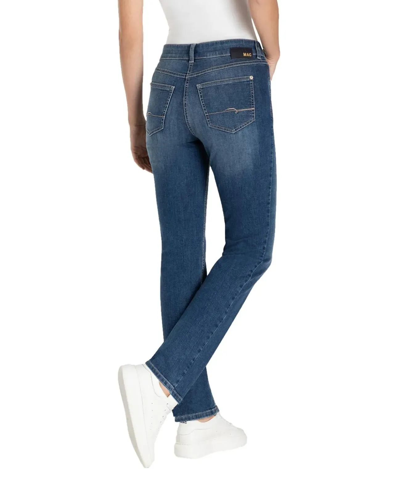 Mac Jeans Slim Fit Angela in trendiger Simple Waschung