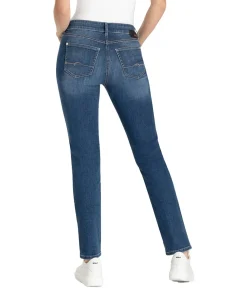 Mac Jeans Slim Fit Angela in trendiger Simple Waschung