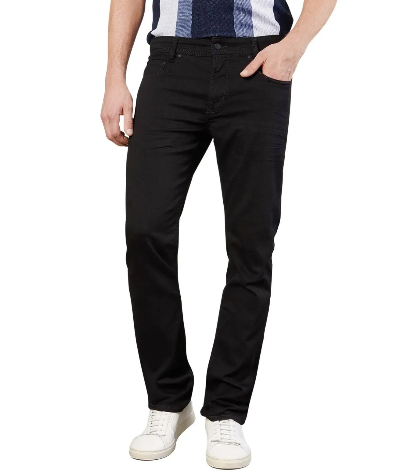 MAC Jog'n Jeans aus Sweat Qualität in Schwarz