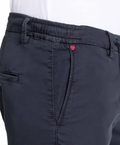 Mac Jog'n Short aus Sweat Denim in Dunkelblau