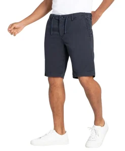 Mac Jog'n Short aus Sweat Denim in Dunkelblau