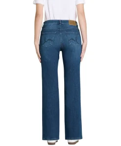 MAC Laura Jeans Flared in Vintage Blue