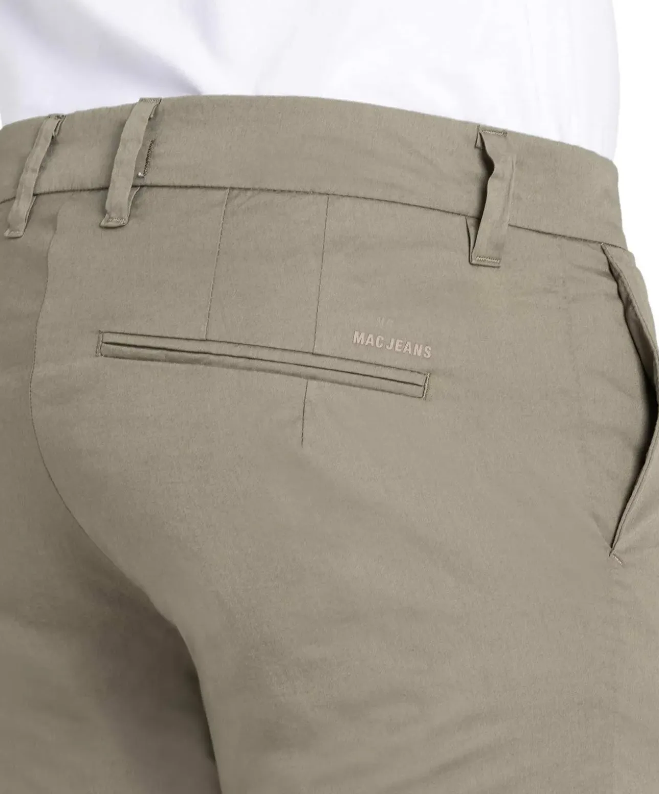 Mac Lennox Chino Hose in grünem Leaf Green