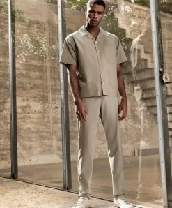 MAC Lennox Chino Printed in Caffe Latte