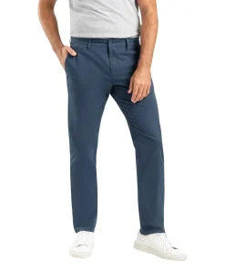 MAC Lennox Chinohose in Blau mit Minimal Print