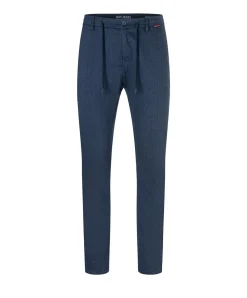 Mac Lennox Sport mit Linen Stretch in Dunkelblau