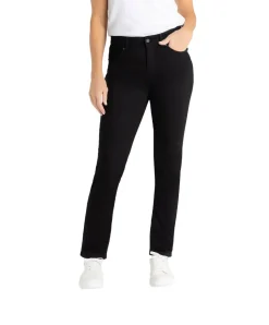MAC Melanie Jeans Straight Leg Black Black