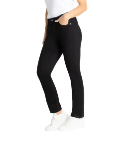 MAC Melanie Jeans Straight Leg Black Black