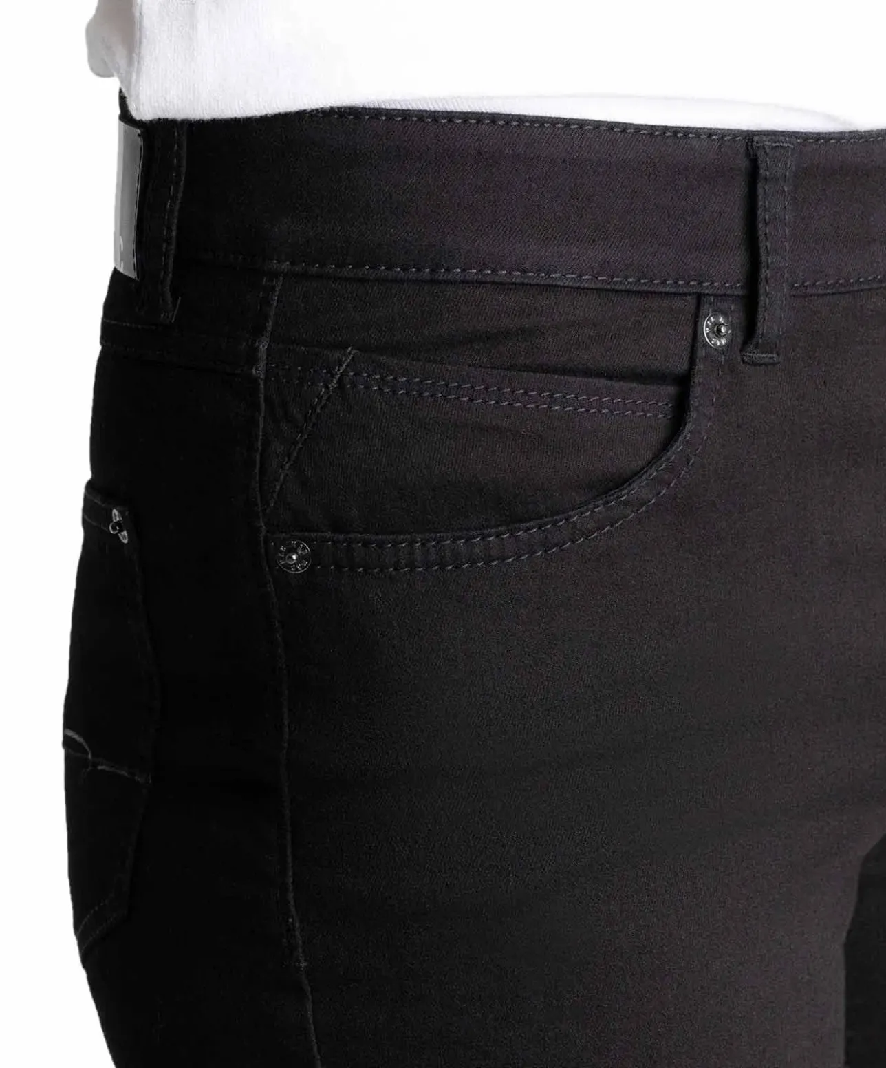 MAC Melanie Jeans Straight Leg Black Black