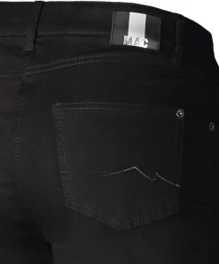 MAC Melanie Jeans Straight Leg Black Black