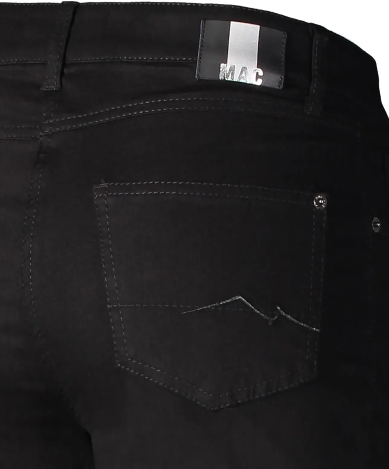 MAC Melanie Jeans Straight Leg Black Black