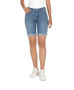 MAC Shorty Jeans Shorts in Summer Blue Wash