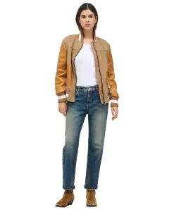 Mac Straight Fit Jeans in Vintage-Used mit Saumumschlag