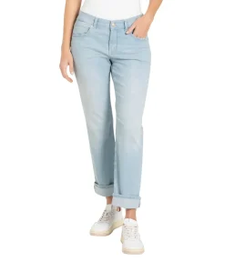 MAC Straight Jeans Sue Relax in Hellblau
