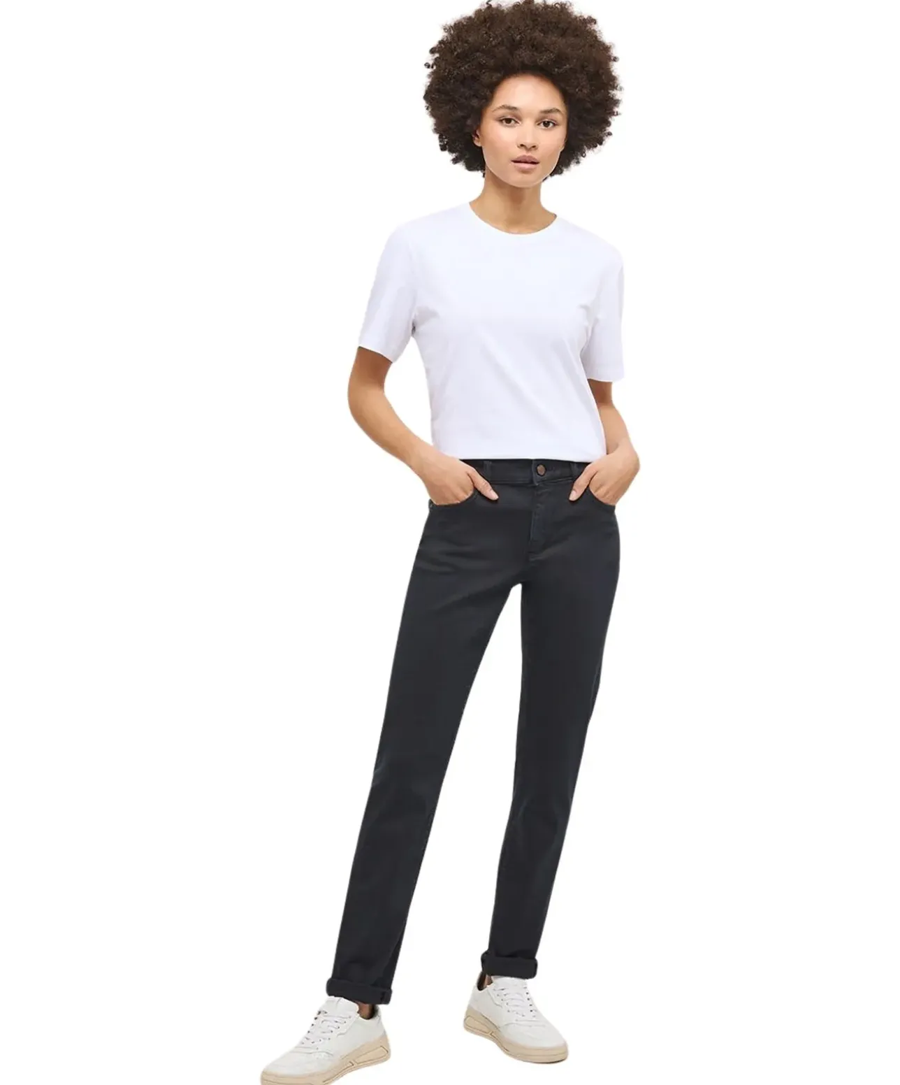 Mustang Crosby Relaxed Slim fit Jeans in Tiefschwarz