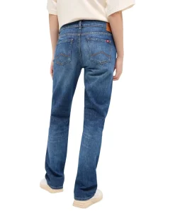 Mustang Crosby Relaxed Straight Jeans in Mittelblau