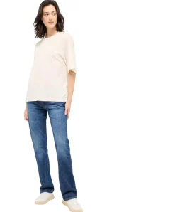 Mustang Crosby Relaxed Straight Jeans in Mittelblau