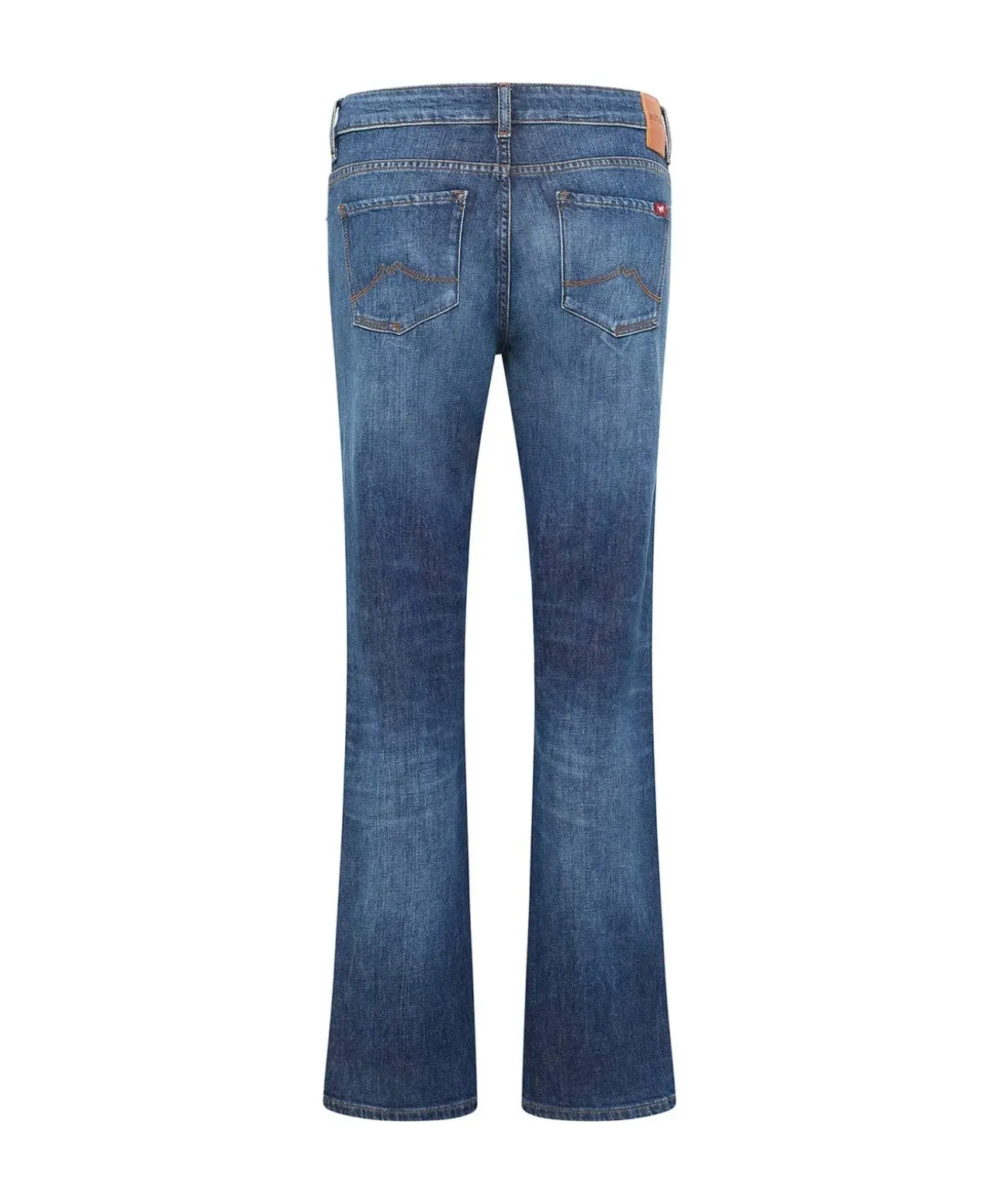 Mustang Crosby Relaxed Straight Jeans in Mittelblau