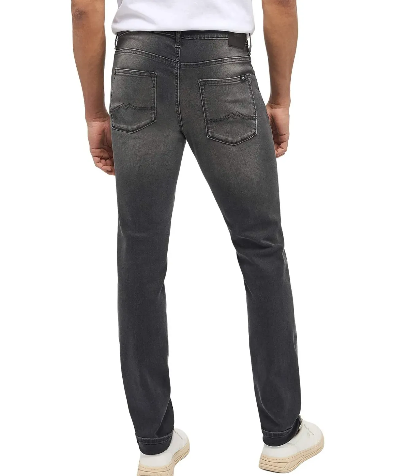 Mustang Frisco Jeans Skinny Fit im schwarzem Bleach Look
