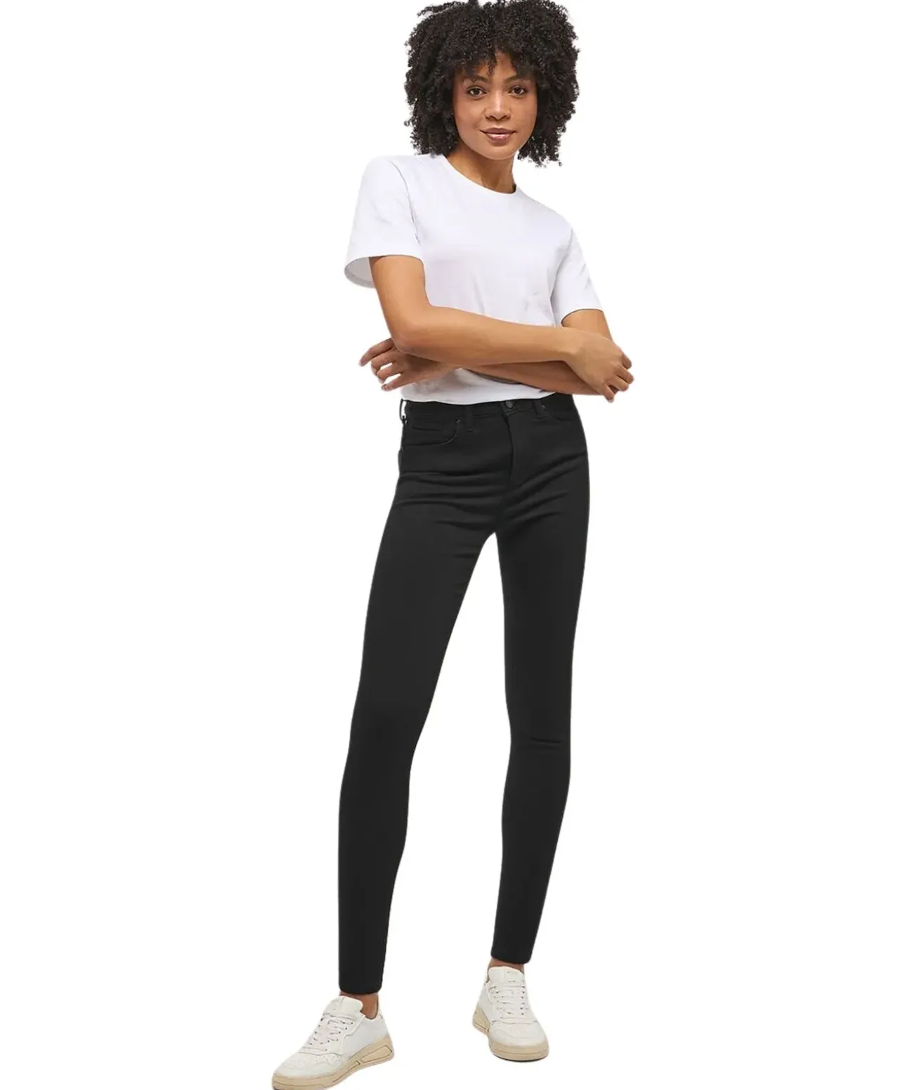 Mustang Georgia Jeans Skinny Fit in Schwarz