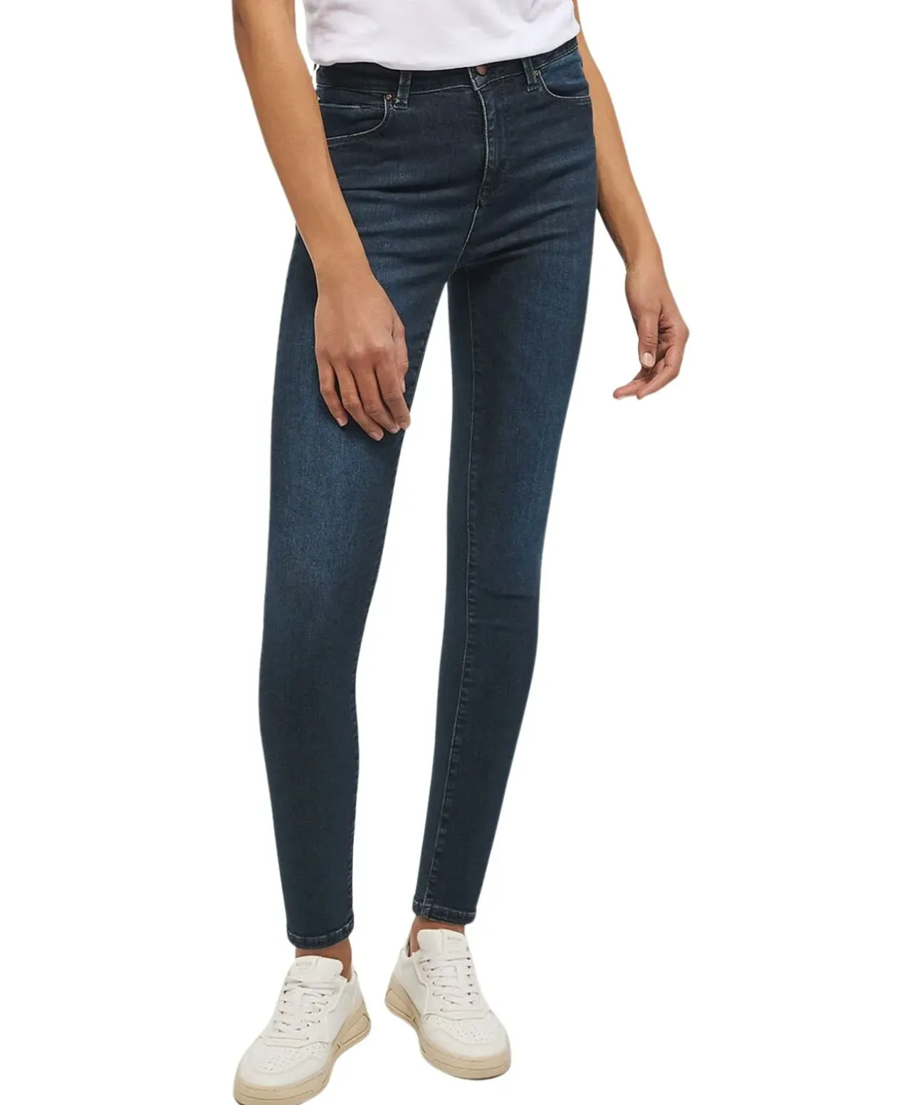 Mustang Georgia Jeans Skinny Fit in dunklem Blauschwarz