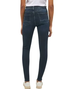 Mustang Georgia Jeans Skinny Fit in dunklem Blauschwarz