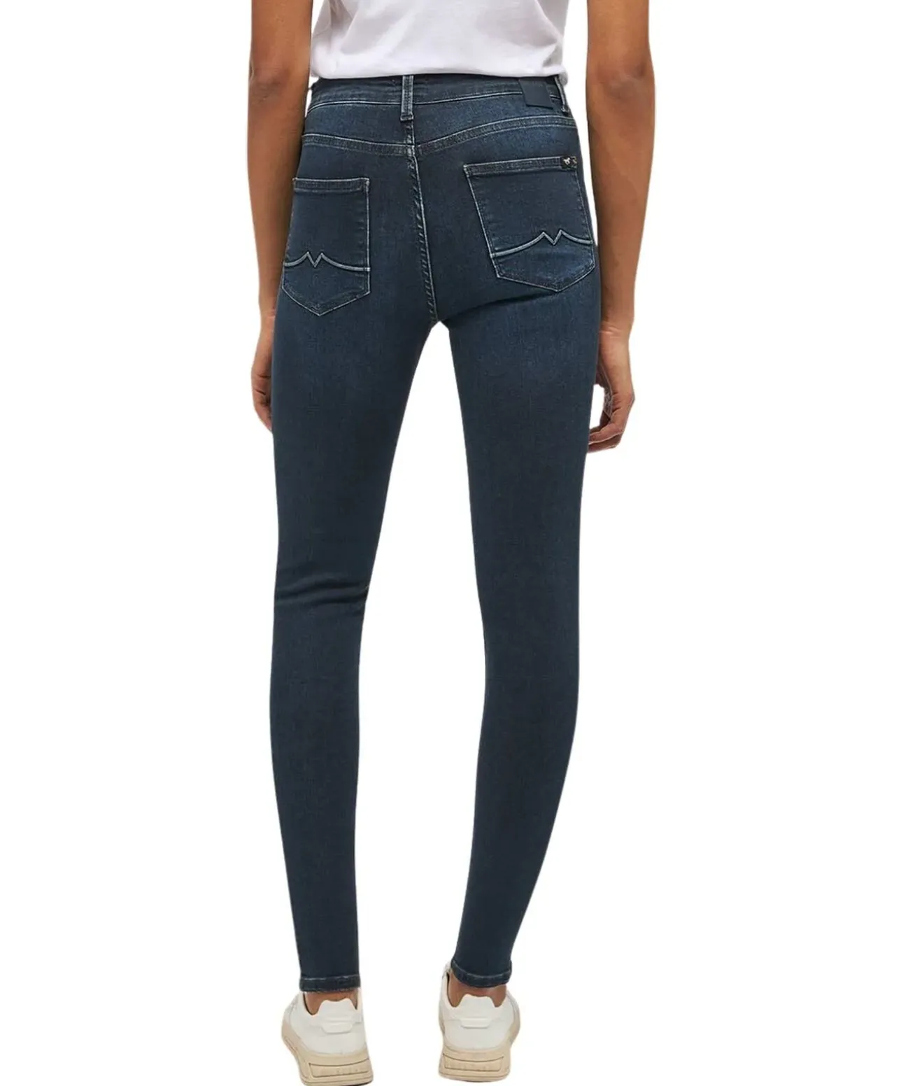 Mustang Georgia Jeans Skinny Fit in dunklem Blauschwarz