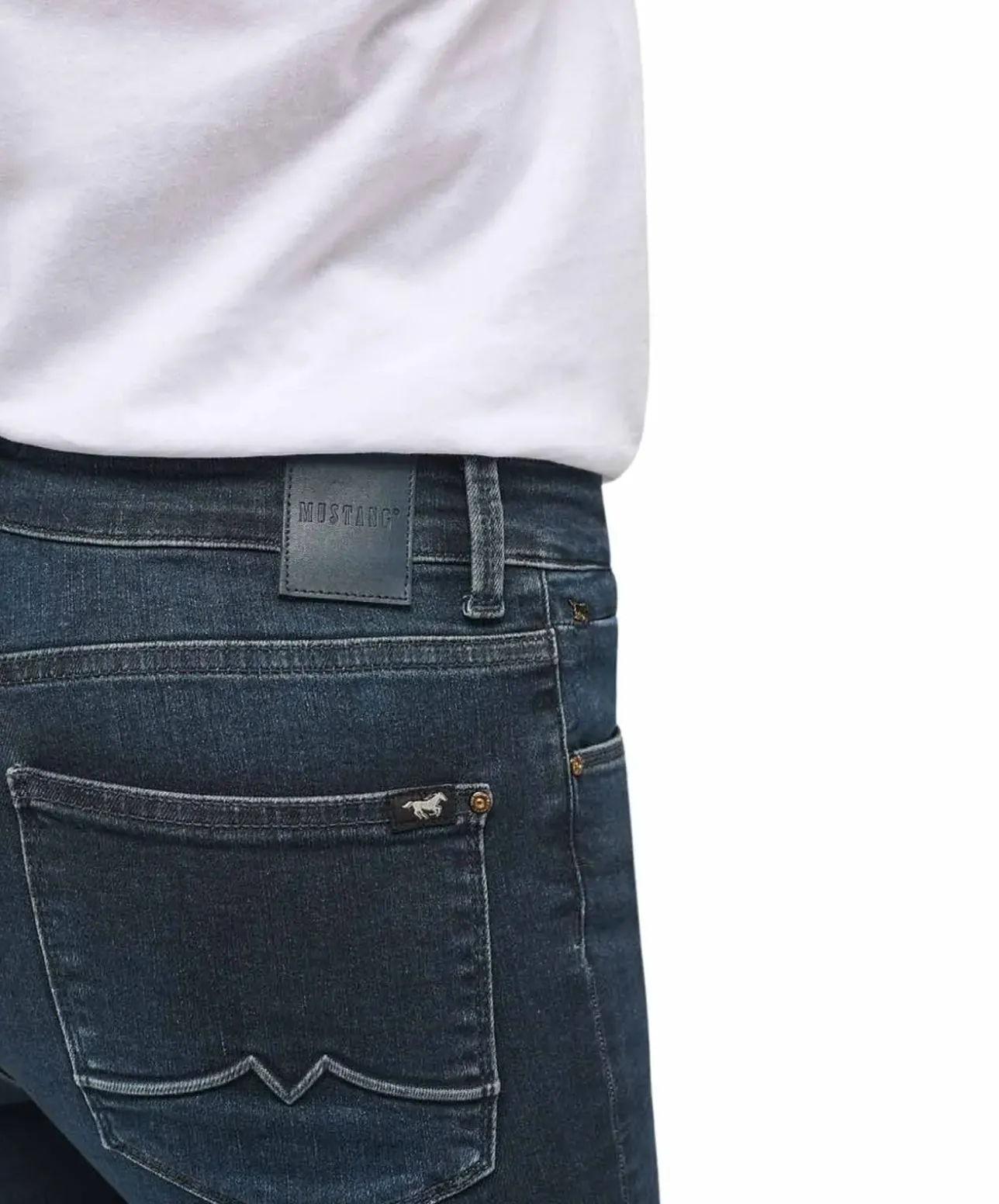 Mustang Georgia Jeans Skinny Fit in dunklem Blauschwarz
