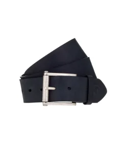 Mustang Gürtel aus Leder in schwarz mit Vintagecharakter