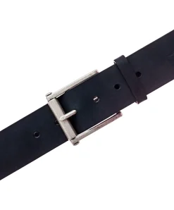 Mustang Gürtel aus Leder in schwarz mit Vintagecharakter