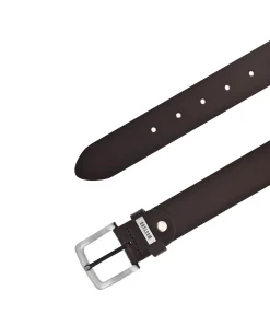 Mustang Gürtel aus Leder mit Pullup-Effekt in Dunkelbraun