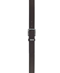 Mustang Gürtel aus Leder mit Pullup-Effekt in Dunkelbraun