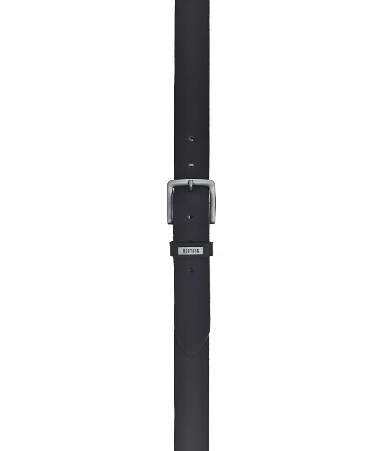Mustang Gürtel aus Leder mit Pullup-Effekt in Schwarz
