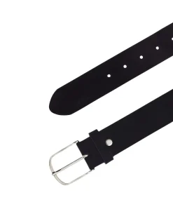 Mustang Gürtel aus Velourleder in Schwarz