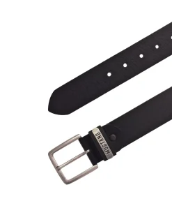 MUSTANG Gürtel in 40 mm in Schwarz aus Rindsleder
