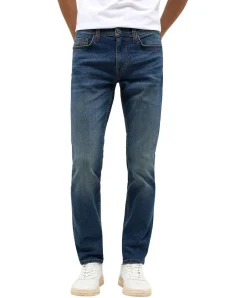 Mustang Herren Jeans Slim Fit Vegas im Used Look
